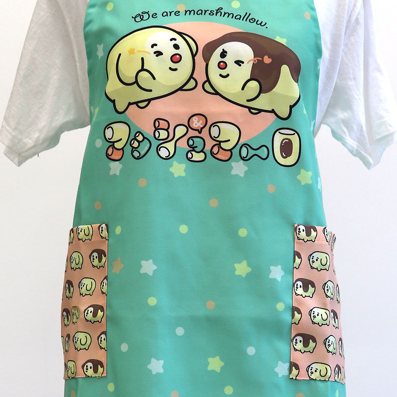 ポケット付きのエプロン写真